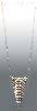 14K Gold Dangling Designs Necklace 17"