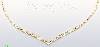 14K Gold Villas & Bolas Necklace 17"