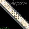 14K Gold Panther Collection Bracelet 8"