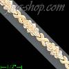 14K Gold Panther Collection Bracelet 7.5"