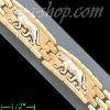 14K Gold Panther Collection Bracelet 8"