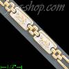 14K Gold Panther Collection Bracelet 7.5"