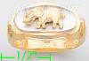 14K Gold Elephant Collection Ring