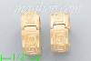 14K Gold Greek Designs Earrings