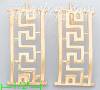 14K Gold Greek Designs Earrings