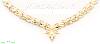 14K Gold Dia-cut Designs Necklace 17"