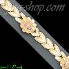 14K Gold Dia-cut Designs Bracelet 7.25"