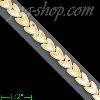 14K Gold Dia-cut Designs Bracelet 7.25"