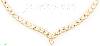 14K Gold Dia-cut Designs Necklace 17"
