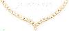 14K Gold Dia-cut Designs Necklace 17"