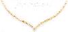 14K Gold Dia-cut Designs Necklace 17"