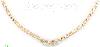 14K Gold Dia-cut Designs Necklace 17"