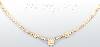 14K Gold Dia-cut Designs Necklace 17"