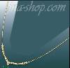 14K Gold Fancy CZ Necklace 17"