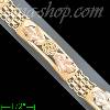 14K Gold 3Color Fancy Bracelet 7.25"