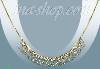 14K Gold Fancy Light Ball Necklace 17"