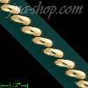 14K Gold San Marco Bracelet 7.25"