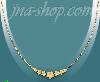 14K Gold Fancy Designs Necklace 17"