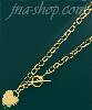 14K Gold Fancy Light Hollow Necklace 17"