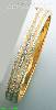 14K Gold Fancy Hollow & Flexible Bangle