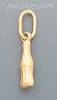 14K Gold Soda Bottle Italian Charm Pendant