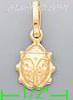 14K Gold Ladybug Italian Charm Pendant