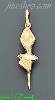 14K Gold Ballerina Italian Charm Pendant