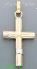 14K Gold Crucifix Italian Fancy Cross Charm Pendant