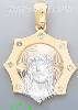 14K Gold Jesus Christ Charm Pendant