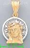 14K Gold Jesus Christ Charm Pendant