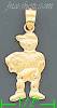 14K Gold Boy w/Soccerball Baby Charm Pendant