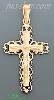 14K Gold Crucifix Italian Cross Charm Pendant