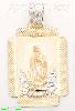 14K Gold Virgin of Guadalupe Stamp Charm Pendant