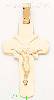 14K Gold Crucifix Italian Cross Charm Pendant