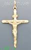 14K Gold Crucifix Italian Cross Charm Pendant