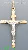 14K Gold Crucifix Italian Cross Charm Pendant