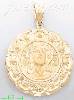 14K Gold Jesus Christ Hollow Charm Pendant