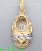 14K Gold Baby Shoe Assorted Charm Pendant