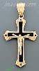 14K Gold Crucifix Cross Charm Pendant