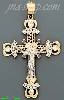 14K Gold Crucifix Cross Charm Pendant