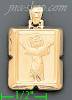 14K Gold Child Jesus Charm Pendant