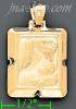 14K Gold Baby Being Baptized Charm Pendant