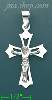 14K Gold Crucifix Fancy Cross Charm Pendant
