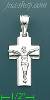 14K Gold Crucifix Fancy Cross Charm Pendant