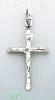 14K Gold Crucifix Fancy Cross Charm Pendant