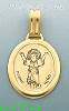 14K Gold Divino Niño Italian Picture Charm Pendant