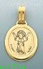 14K Gold Divino Niño Italian Picture Charm Pendant