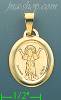 14K Gold Divino Niño Italian Picture Charm Pendant