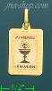 14K Gold Mi Primera Comunion Italian Picture Charm Pendant