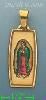 14K Gold Virgin of Guadalupe Picture Charm Pendant